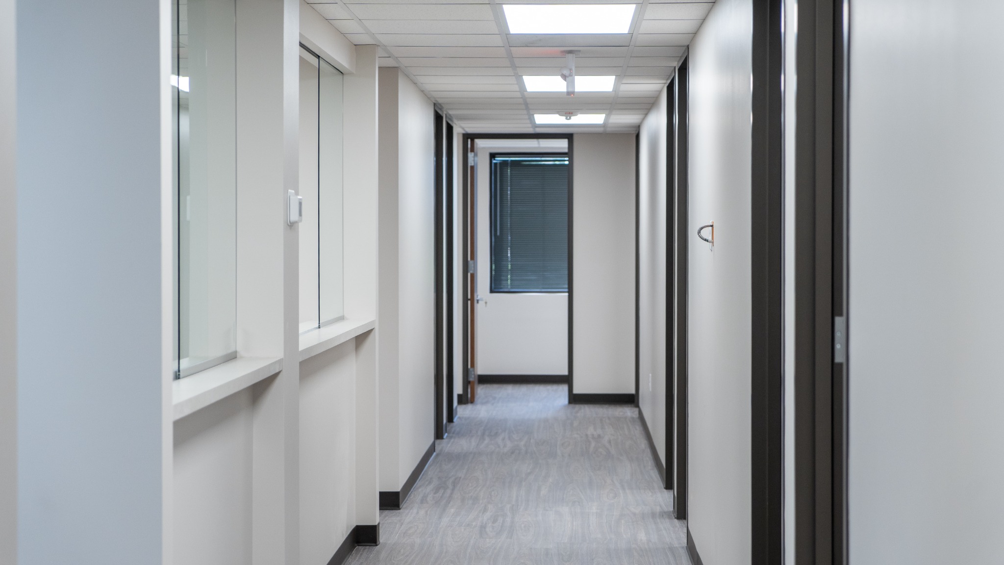 Completed professional medical office interior